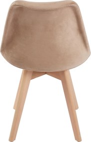 Set 4 Synk Fluwelen Stoelen