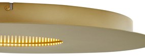 Moderne plafondlamp goud 60cm incl. LED 3-staps dimbaar - Morning Modern rond Binnenverlichting Lamp