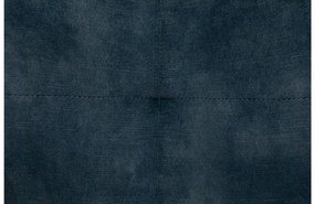 Goossens Excellent Eetkamerstoel Manzini blauw velvet stof met armleuning, modern design