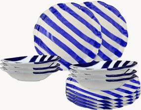 Serviesset Dolcevita Nastro van keramiek, 6 personen, 12-delig