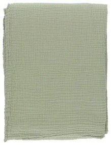 Mousseline doek, bio-katoen, groen, 127 x 178 cm