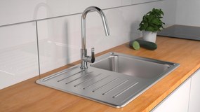 Schutte SWAN ééngreepsmengkraan keuken, chroom