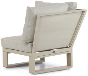 Hoek loungeset 5 personen Aluminium/Polywood (teakfinish) Taupe  Lifestyle Garden Furniture Lezo