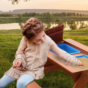 Sunny Zand- en waterpicknicktafel Dave bruin