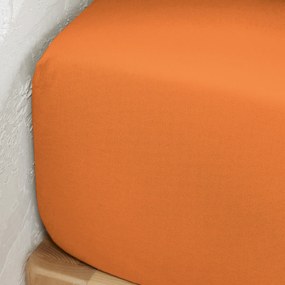 Effen hoeslaken in gewassen katoen, omslag 25 cm, Merida