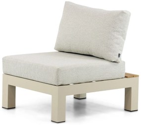 Loungeset 6 personen Aluminium/Teak Taupe Lifestyle Garden Furniture Vittoria