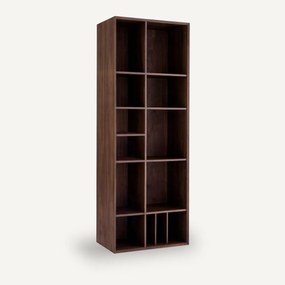 Boekenkast van notenhoutfineer, Mikube