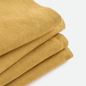 Set van 4 servetten van gewassen linnen Victorine