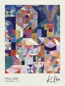 Kunstreproductie Burggarten (1919), Paul Klee