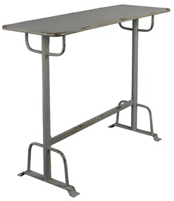 Dutchbone Declan Grijze Ijzeren Bartafel - 140 X 50cm.