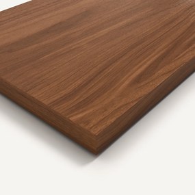 Set van 2 legplanken L110cm fineer notenhout Johanez