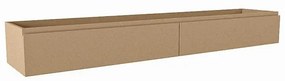 Mondiaz FOGE wastafelonderkast - 200x41x25cm - 2 lades - softclose - Oro M44276Oro