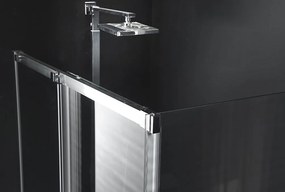 Polysan Altis douchecabine rechthoekig 110x90cm chroom