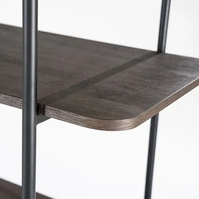 Eleonora James Stellingkast Bruin Mangohout - 190x46.5x210cm.