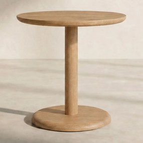 Bistro Eettafel Rond Eiken - 70 X 70cm.