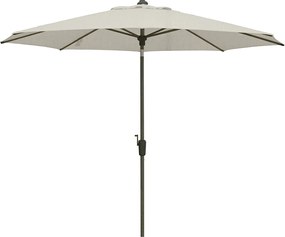 Madison Lisbon stokparasol Ø300 cm automatisch - mellow champagne olefin - chesnut kleurig frame