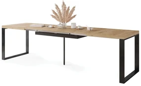 AVARI Craft Gouden Eik - LOFT TAFEL VOOR WOONKAMER/EETKAMER UITKLAPBAAR TOT 290 cm!
