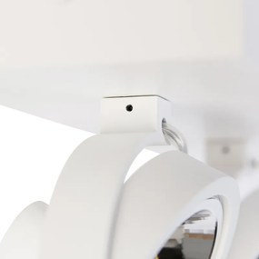 Design spot wit verstelbaar 2-lichts - Go