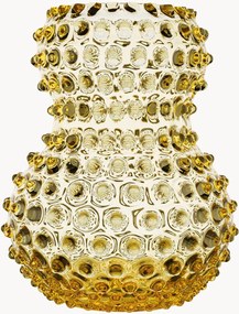 Mondgeblazen vaas Hobnail Birdie, H 13 cm