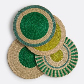 Set van 4 placemats in herbarium, Romix