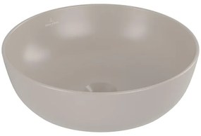 Villeroy & Boch Artis opzetwastafel - 43cm - rond z/krgt almond C+ 417943am