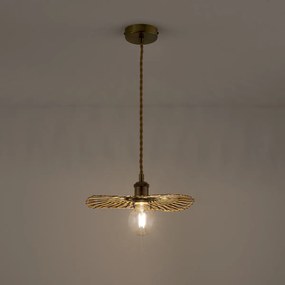 Luchtige hanglamp in bamboeØ30 cm, Ezia