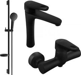 Mexen Kama DS05 douchepaneel, zwart - 72514DS05-70