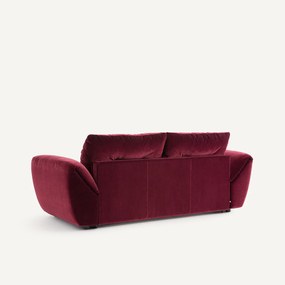 Omvormbare 3-zitsbank van fluweel Edgar