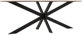 Goossens Excellent Eettafel Floyd, Semi rond 240 x 100 cm
