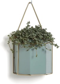 Wand bloempot in metaal B15 x D10 cm, Uyova