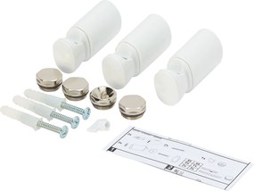 Haceka Monte ophangbeugels voor radiator wit mat