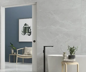 Vloertegel 60x120 Cm Marmerlook Ferrolbosco Licht Grijs R73