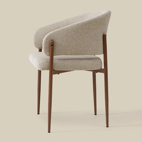 Walnoot Eetkamerstoel Met Armleuningen