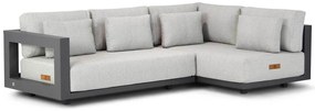 Hoek loungeset  Aluminium Grijs 4 personen 4 Seasons Outdoor Metropolitan