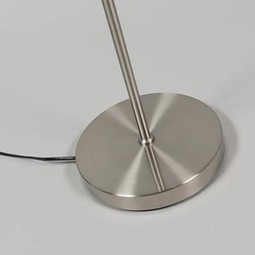 Moderne vloerlamp staal incl. LED - Eva