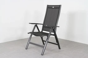 Hartman verstelbare tuinstoel Roma - Aluminium armleuning -