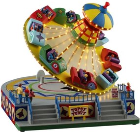 Lemax Carnival Kersthuisje - Topsy Turvy - Sights &amp; Sounds - 2025 Collectie