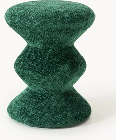 Ronde gestoffeerde bijzettafel Zig Zag