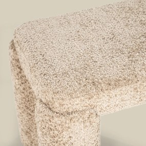 Halbank Met Ronde Poten Beige