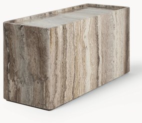 Travertin bijzettafel Pietra