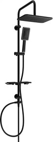 Mexen T54 douchekolom, zwart/chroom - 798545493-71