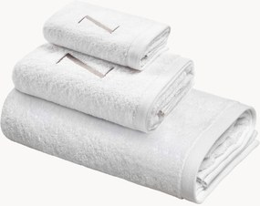 Katoenen handdoekenset Monogram van A tot Z, 3-delig