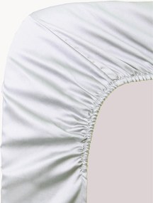 Boxspring hoeslaken Ava, katoensatijn, H 30 cm