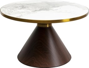 Kare Design Cono Ronde Salontafel Marmer - 70 X 70cm.
