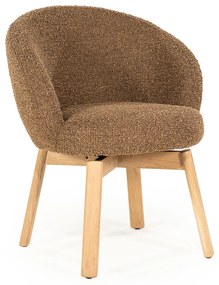 Eleonora Livia Eetstoel Hout Frame Bruin