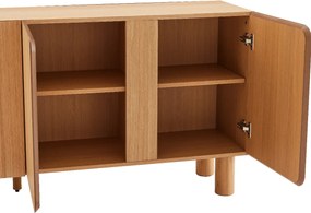 Eiken Dressoir Modern - 180x40x75cm.