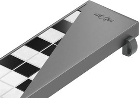 Mexen Flat M13 afdekplaat 2-in-1 voor lijngoot 70 cm, geborsteld geweergrijs - 1E19070