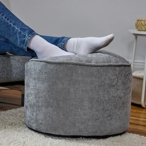 Milano Round Chenille Footstool