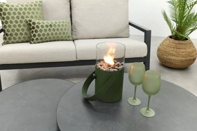 Boston/Rhodos stoel - 2-zitsbank loungeset - 5-delig