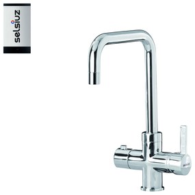 Selsiuz kokend water kraan met single boiler en U-uitloopkraan chroom
